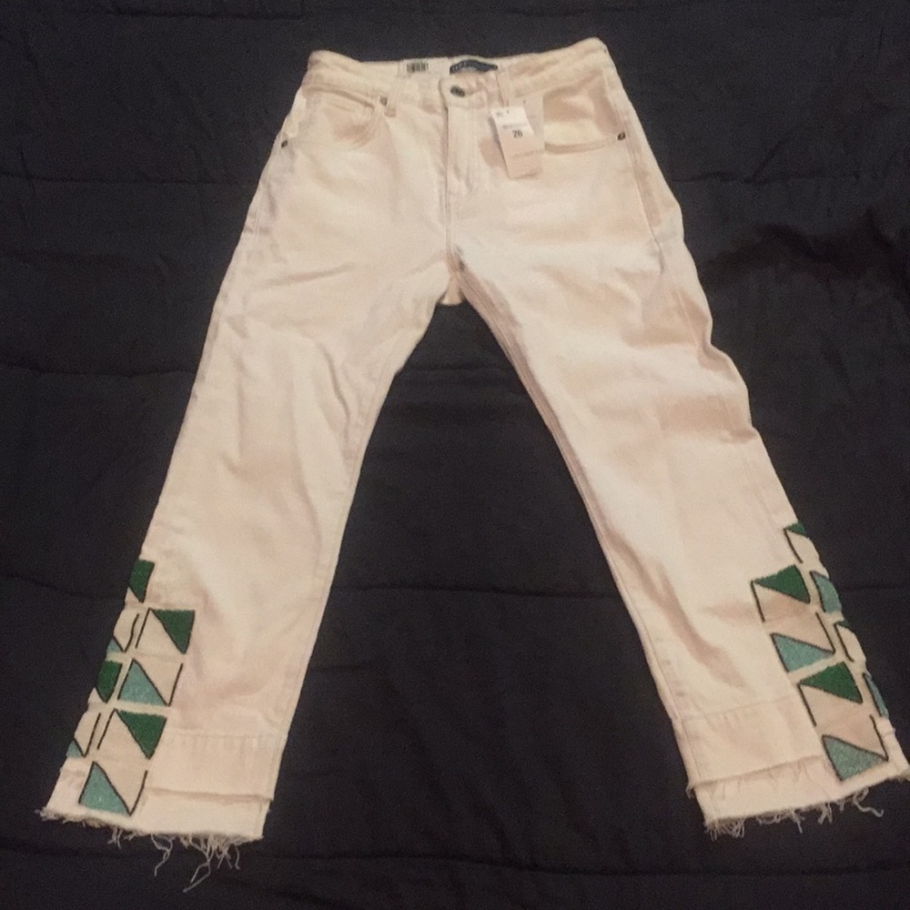 Levi slim crop jeans